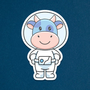 Blueberry Cow Sticker product photo