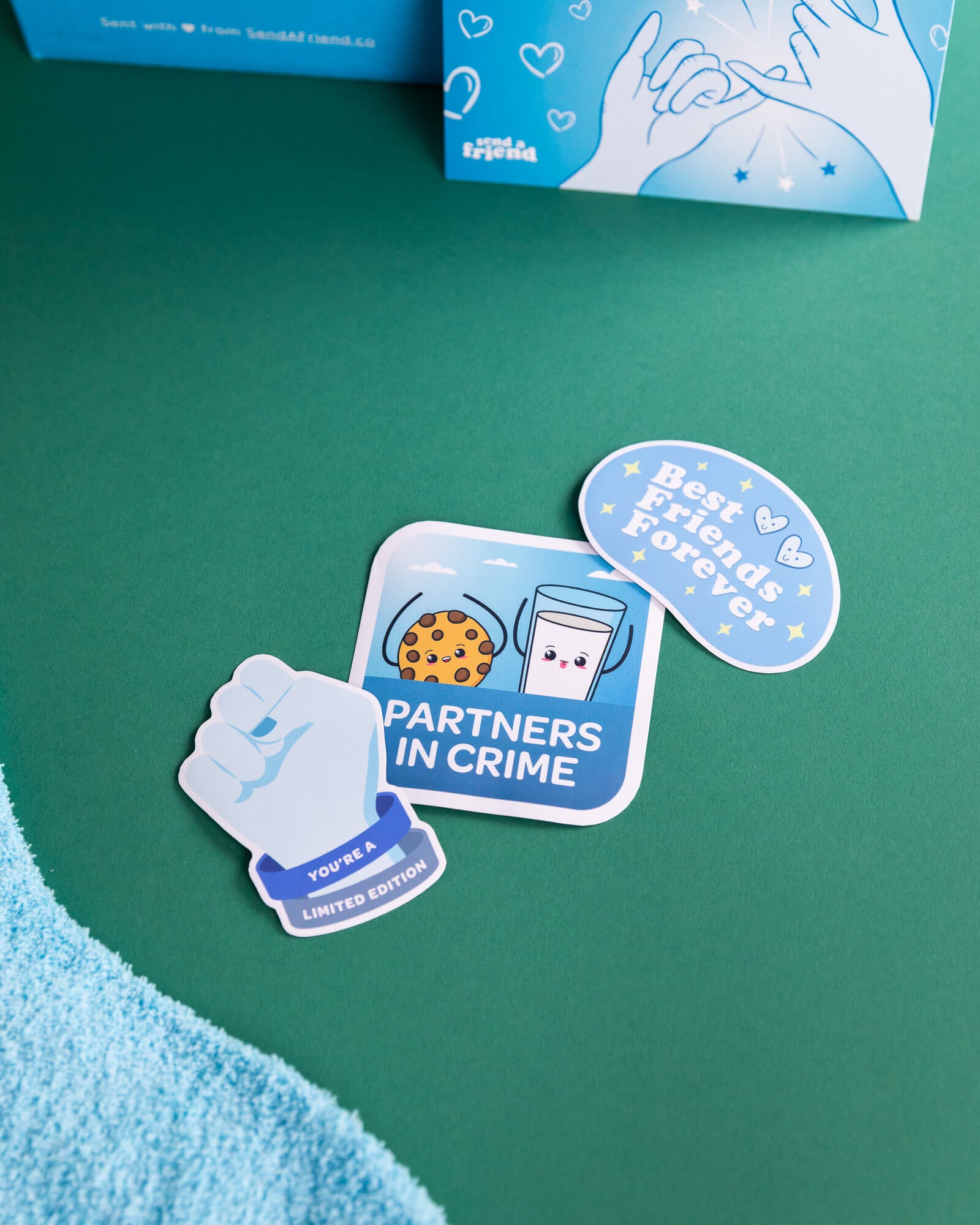 Photo of 3 stickers included in Friends Forever Bundle
