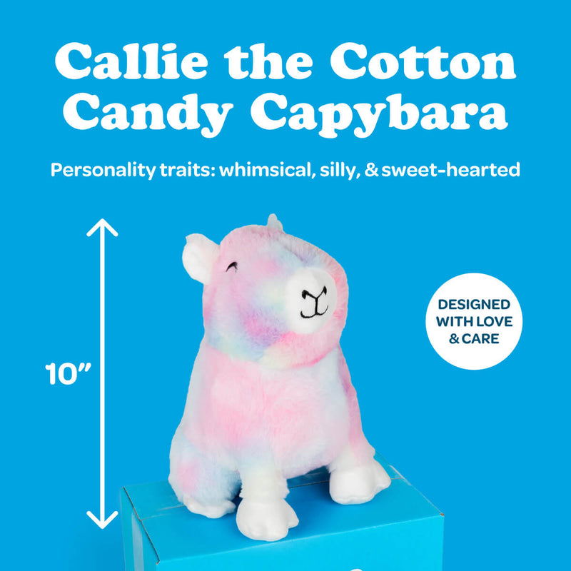 Callie the Cotton Candy Capybara 🍭
