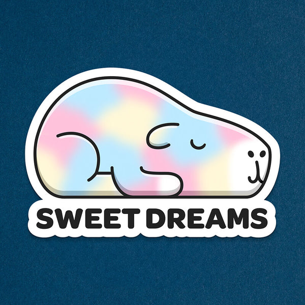 Cotton Candy Capybara Sticker product photo
