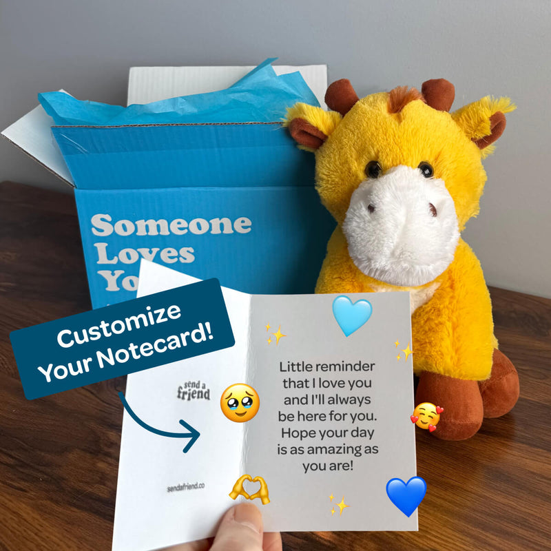 George the Giraffe Stuffed Animal Care Package - SendAFriend