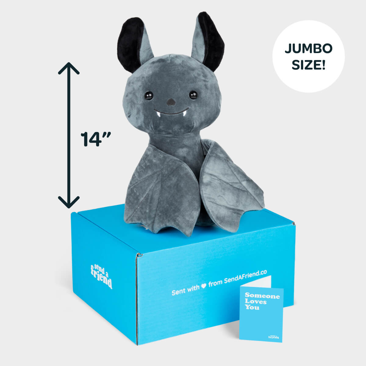 Binks the Jumbo Bat Stuffed Animal Care Package - SendAFriend
