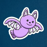 Lavender Bat Sticker