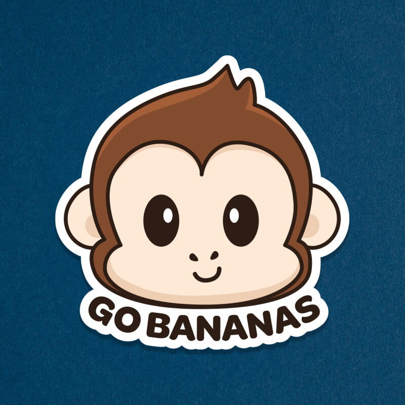 Monkey Sticker