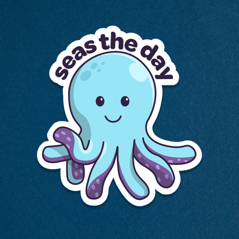 Octopus Sticker