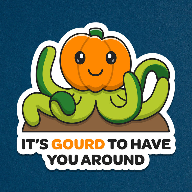 Pumpkin Octopus Sticker