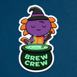 Spooky Axolotl Sticker