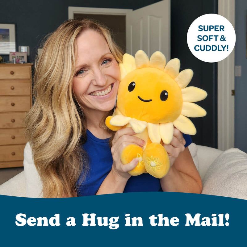 Serenity the Sunflower Axolotl Stuffed Animal Care Package