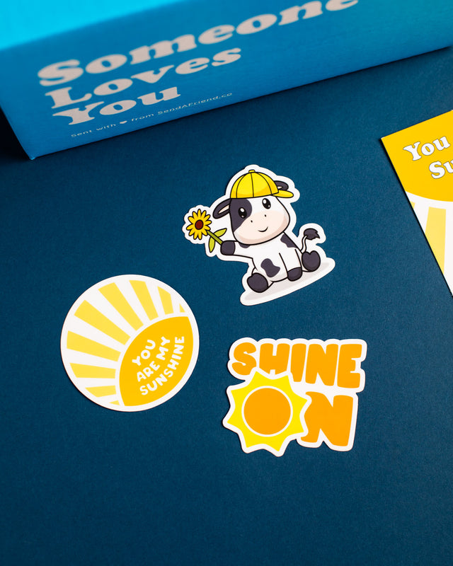 Photo of 3 stickers included with You Are My Sunshine Bundle