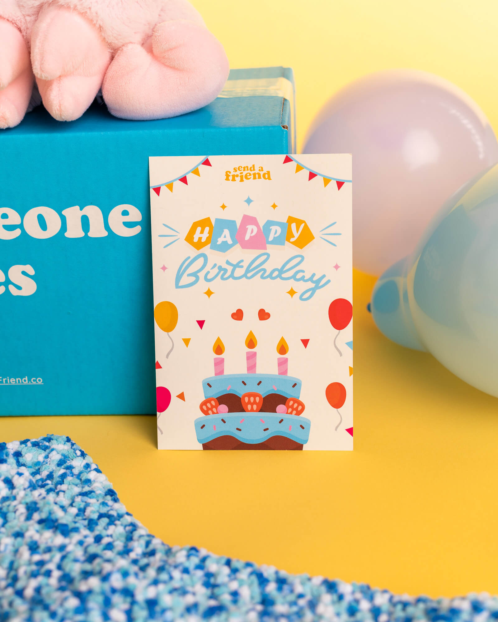 Birthday Bundle | SendAFriend's Stuffed Animal Care Packages