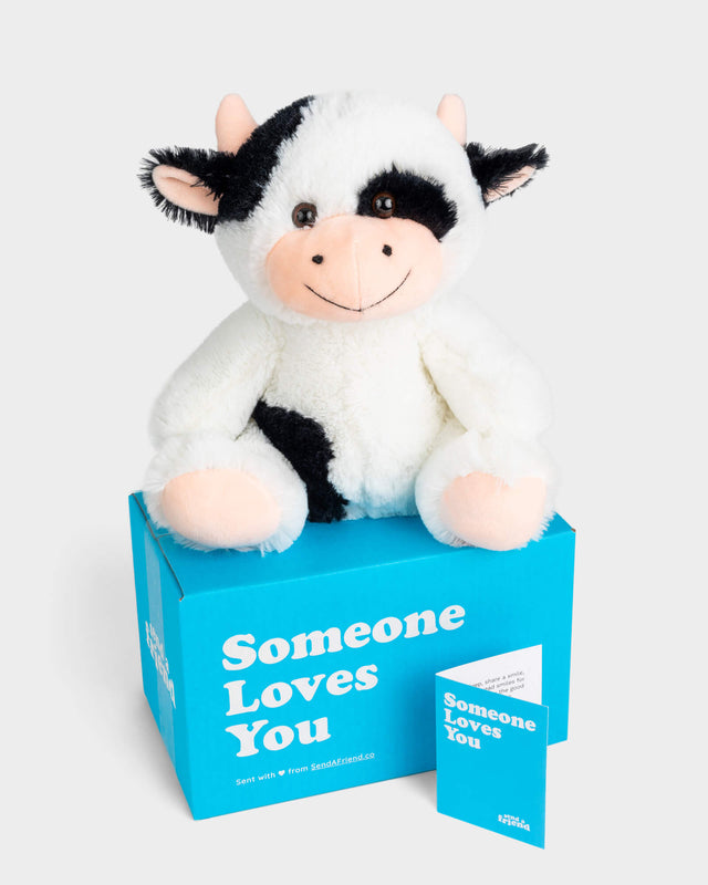 Cooper the Cow  SendAFriend's Stuffed Animal Care Packages